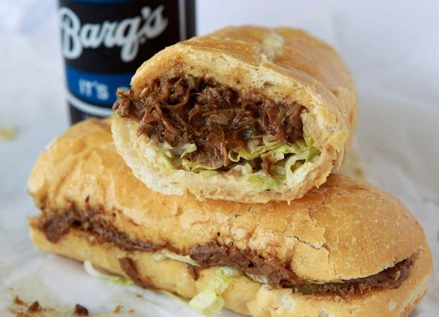 Roast beef po-boy from Chateau Orleans Po-Boys