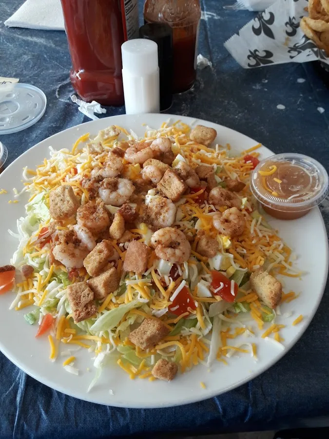 Seafood dish from Chateau Orleans Po-Boys