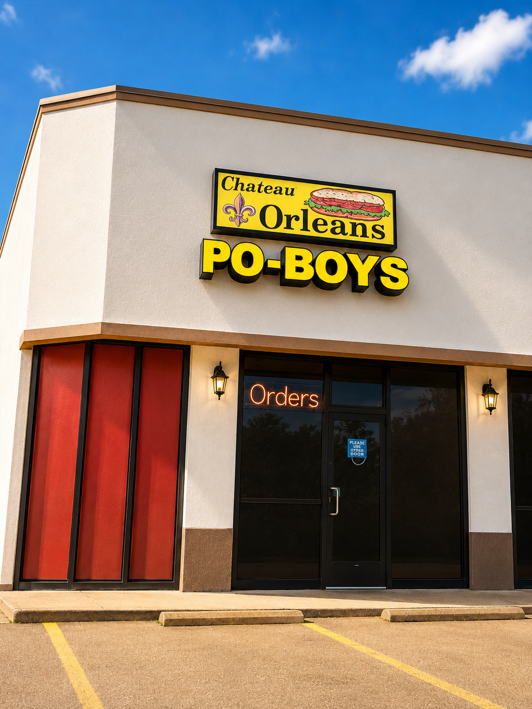 Front of Chateau Orleans Po-Boys in Marrero